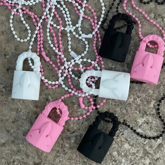 Rubber Lock Necklace