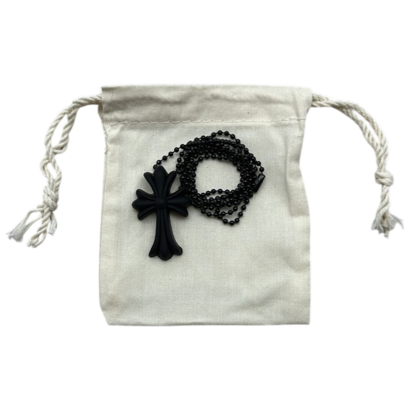 Rubber Cross Necklace