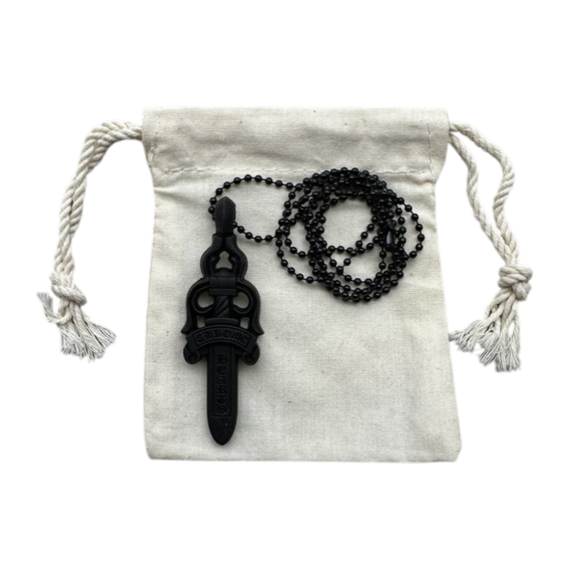 Rubber Dagger Pendant