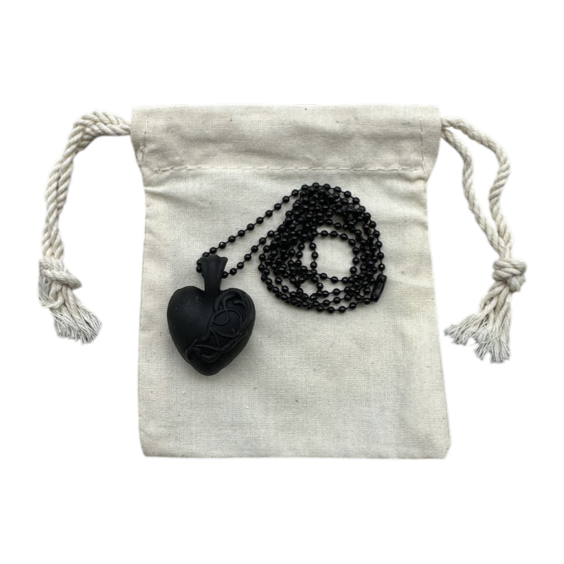 Rubber Heart Necklace