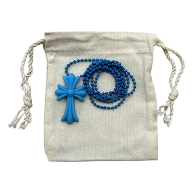 Rubber Cross Necklace