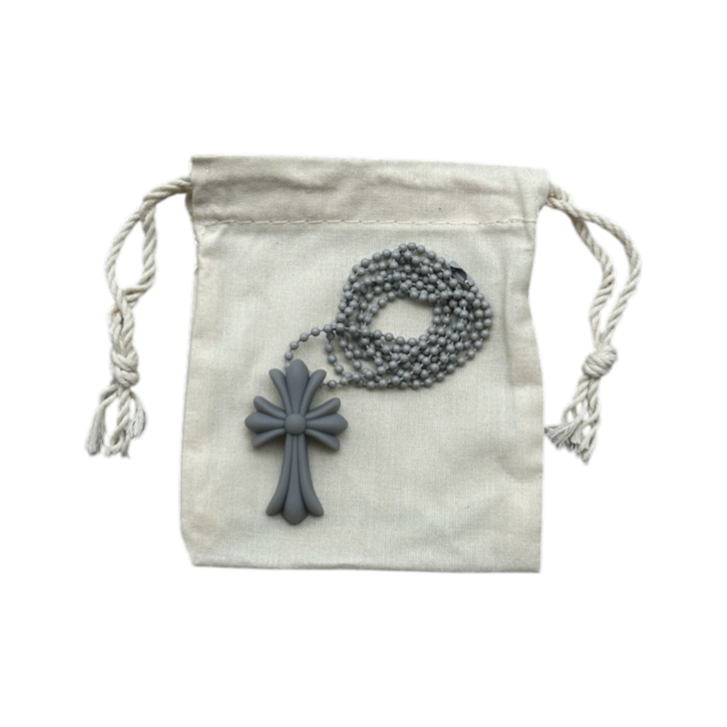 Rubber Cross Necklace