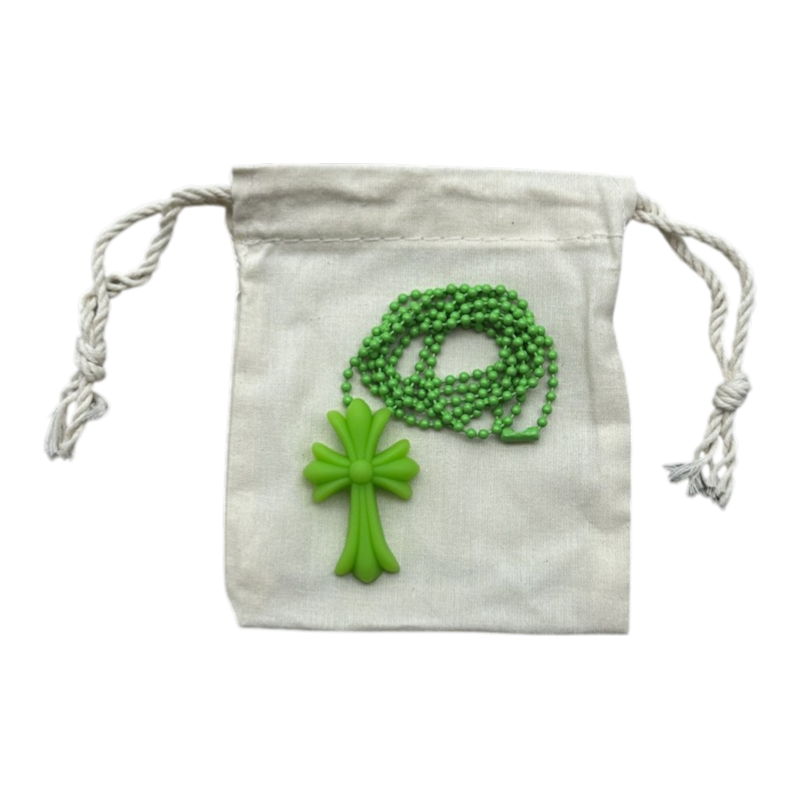 Rubber Cross Necklace