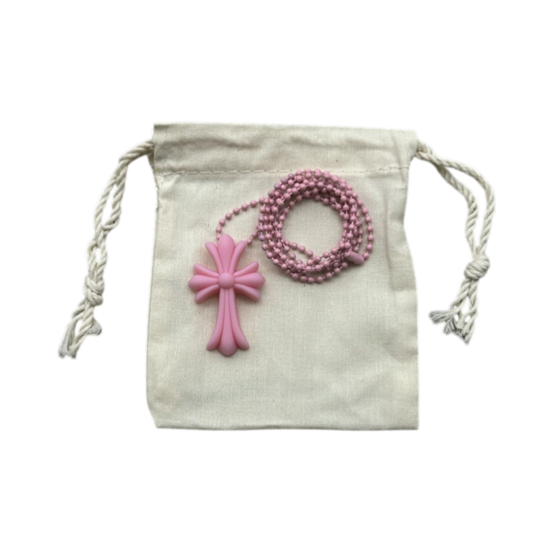 Rubber Cross Necklace