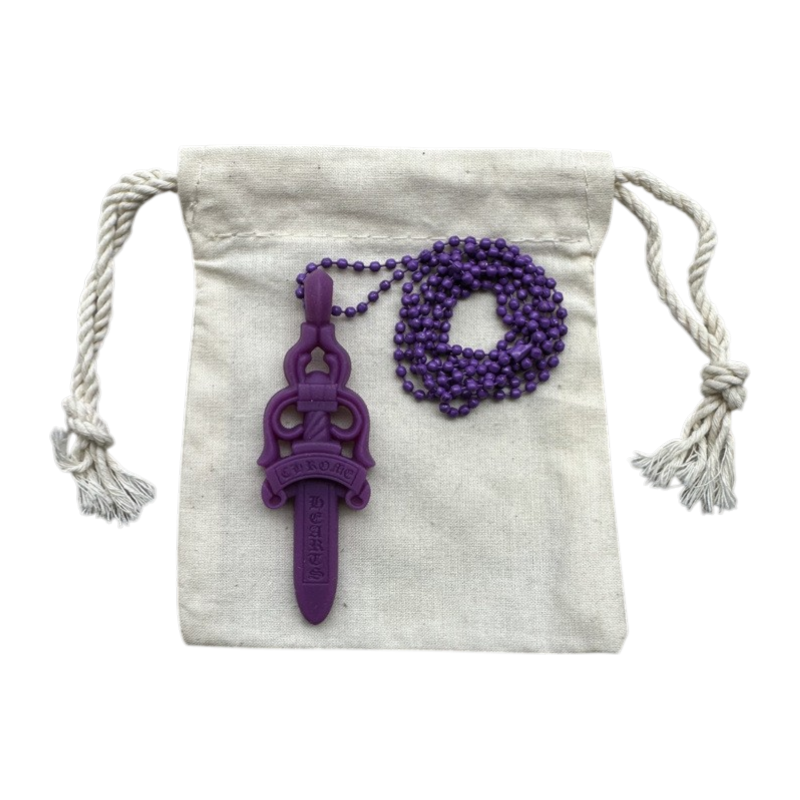 Rubber Dagger Pendant