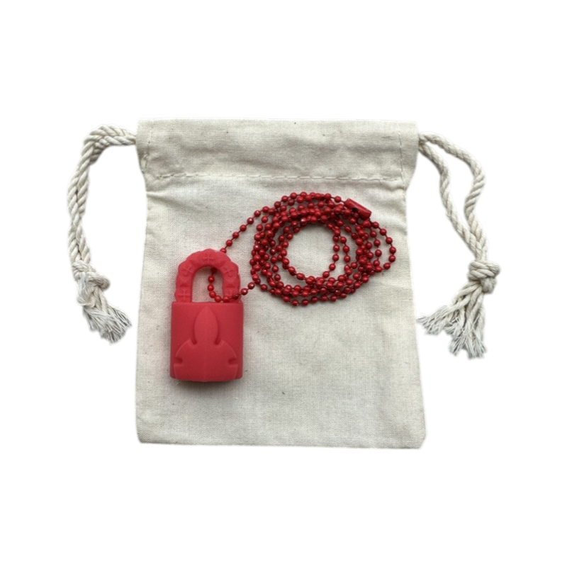 Rubber Lock Necklace