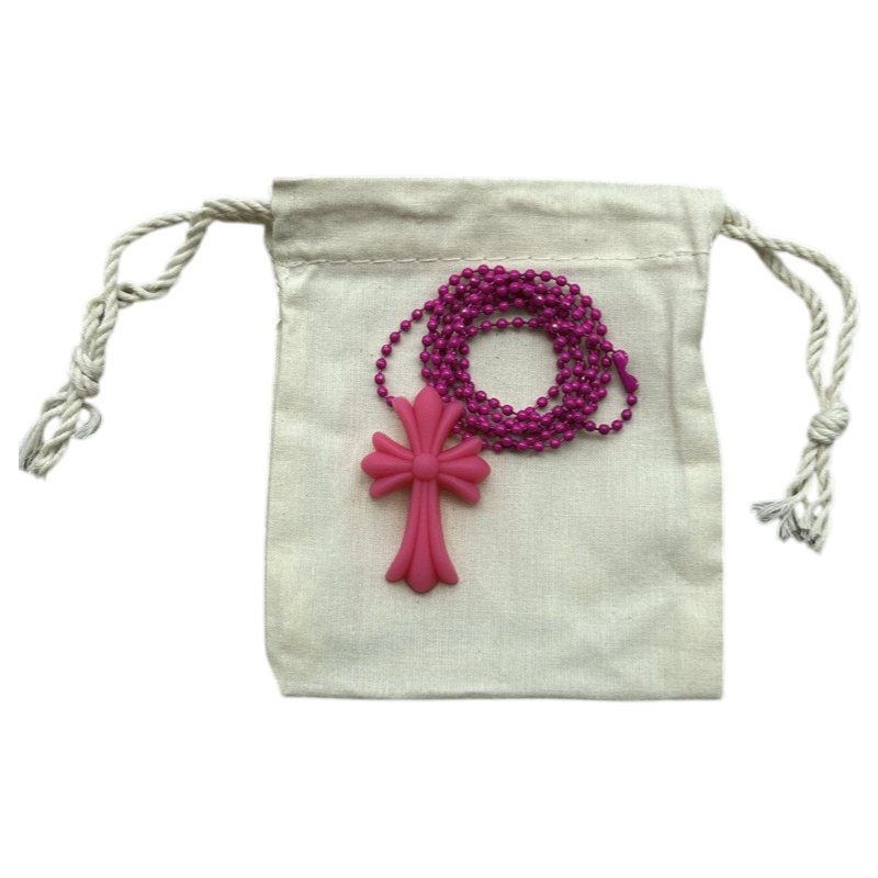 Rubber Cross Necklace