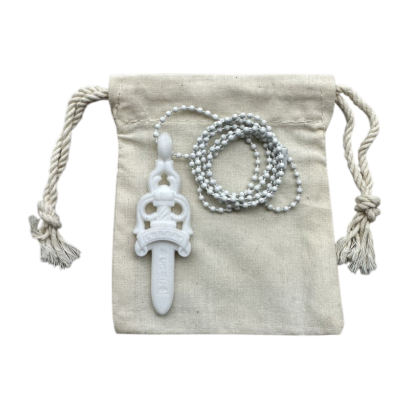 Rubber Dagger Pendant