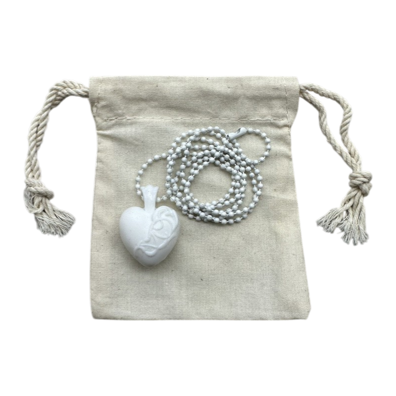 Rubber Heart Necklace