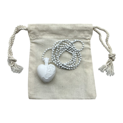 Rubber Heart Necklace